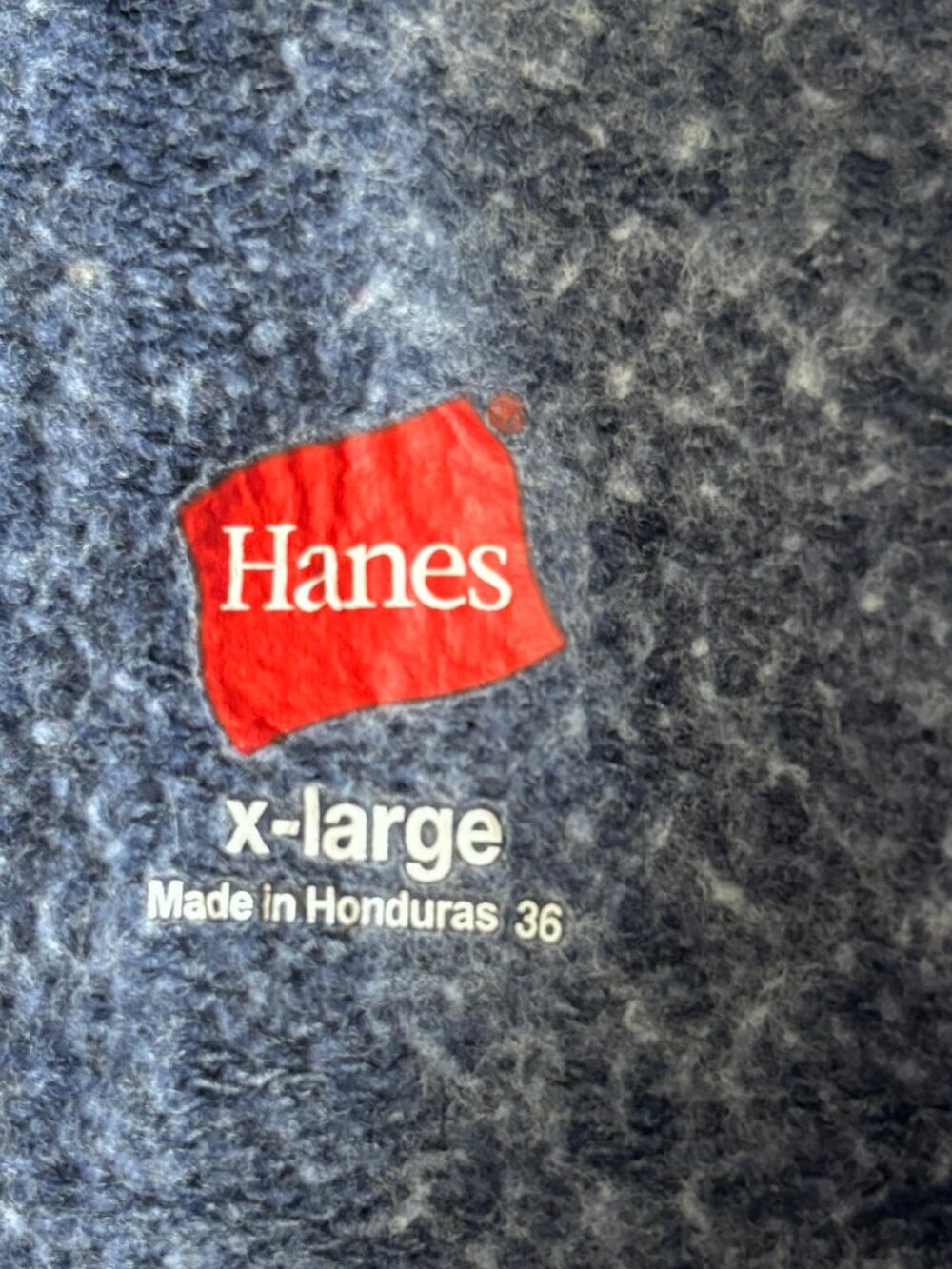 Hanes Boys' Blue Zip-Up Hoodie Sweatshirt State Champs Football Graphic | Sz XL - Picture 2 of 4